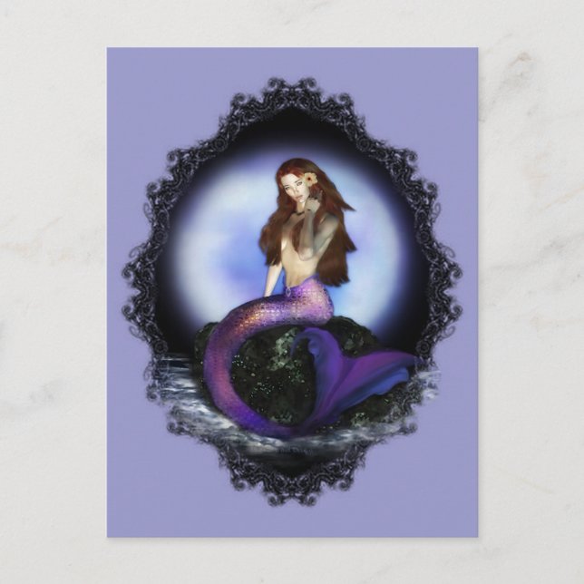 Believe Mermaid Postcards Postkarte (Vorderseite)
