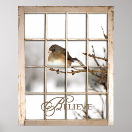 BELIEVE POSTER - GEBURT DURCH FENSTER