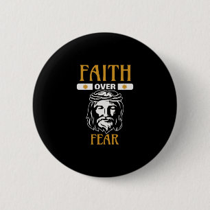Believing Jesusit Jesus Christus Button
