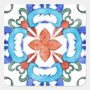 Belinda Quadratischer Aufkleber