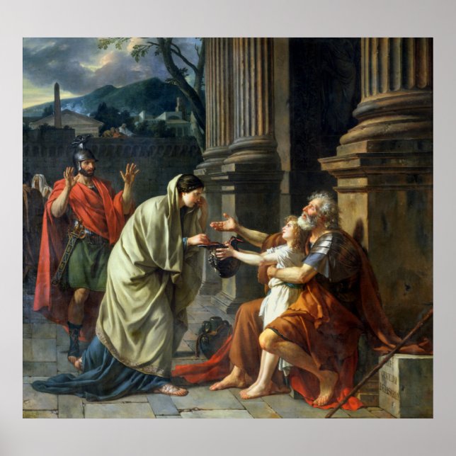 Belisarius Begging for Alms, 1781 Poster (Vorne)
