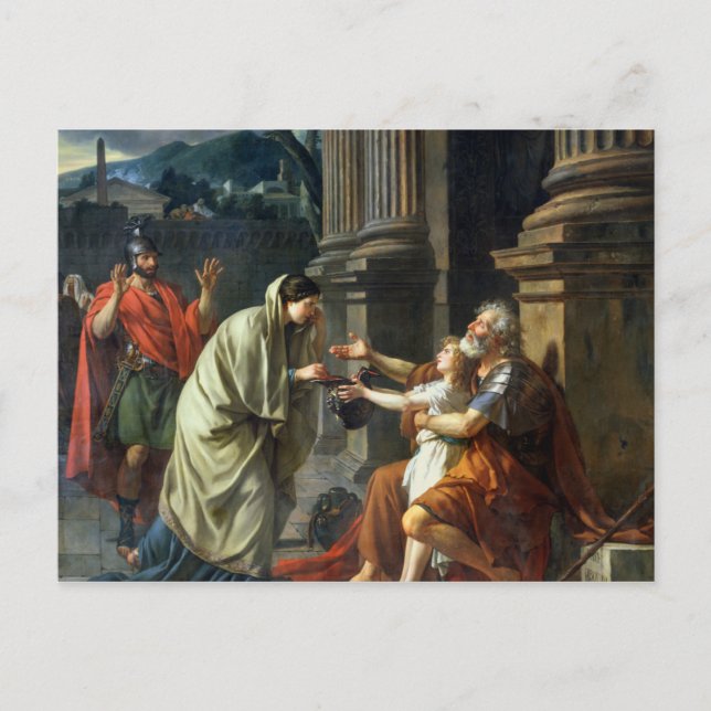 Belisarius Begging for Alms, 1781 Postkarte (Vorderseite)