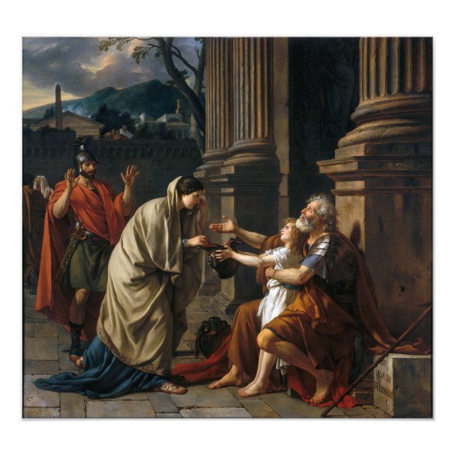 Belisarius von Jacques Louis David Fotodruck (Vorne)