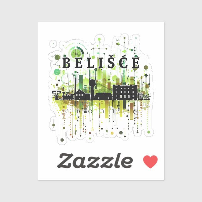 Belišće Croatia Aufkleber (Blatt)