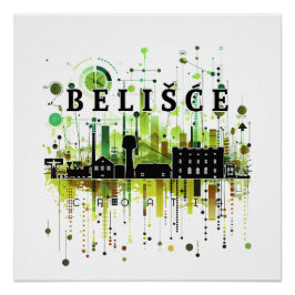 Belišće Kroatien Poster