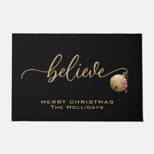 BELIVE Script mit Single Jingle Bell Fußmatte