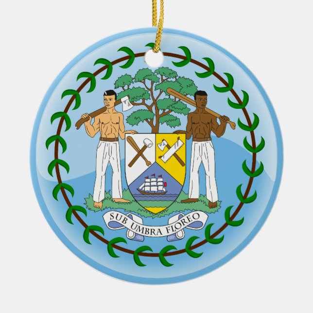 BELIZ KERAMIK ORNAMENT (Vorne)