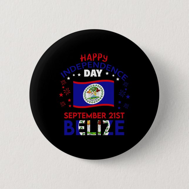 Belize 43. Unabhängigkeitstag Belize Belize Pride  Button (Vorderseite)