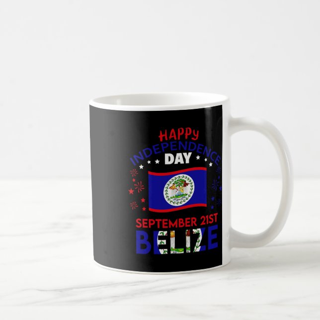 Belize 43. Unabhängigkeitstag Belize Belize Pride  Kaffeetasse (Rechts)