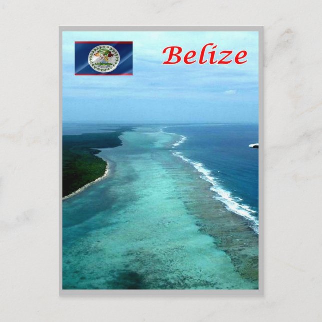 Belize - Barrier Reef - Postkarte (Vorderseite)