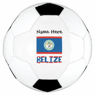 Belize Belizeanische Flagge Personalisiert Fußball