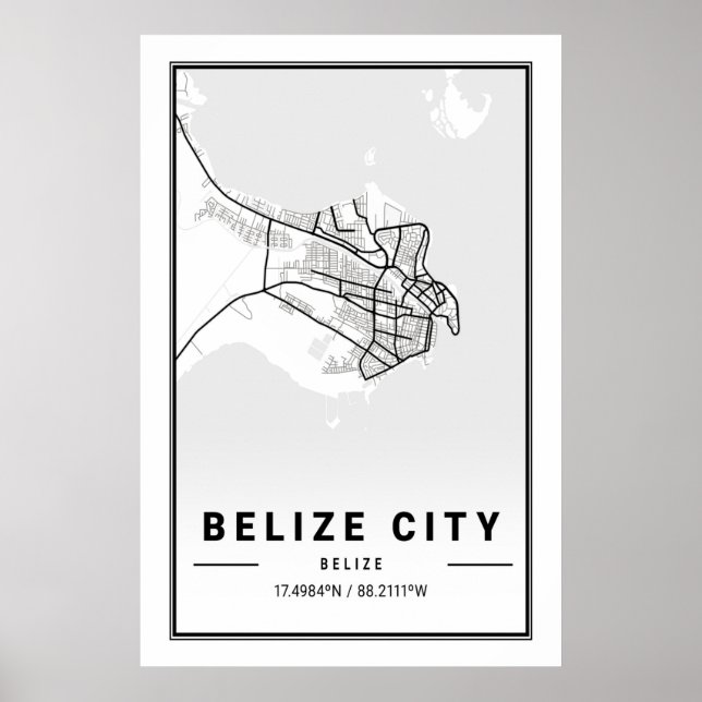 Belize City Belize City Cities Reisen Poster (Vorne)