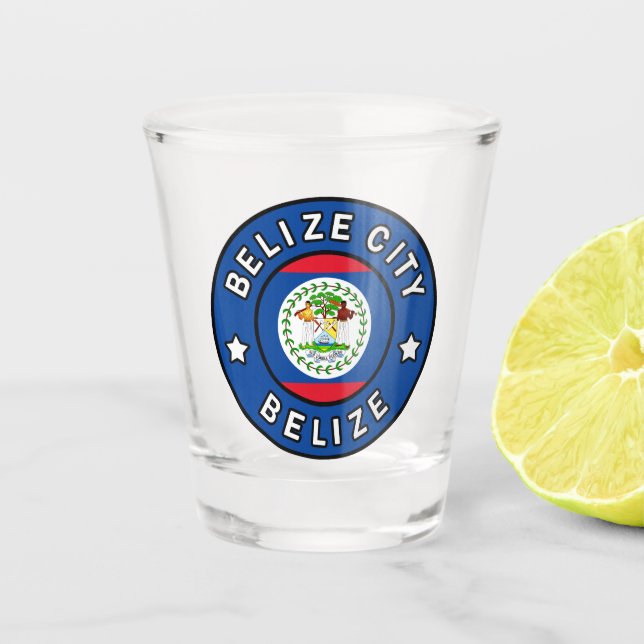 Belize City Belize Schnapsglas (Vorderseite)