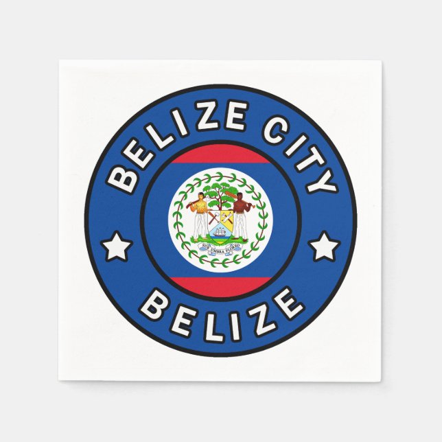 Belize City Belize Serviette (Vorderseite)