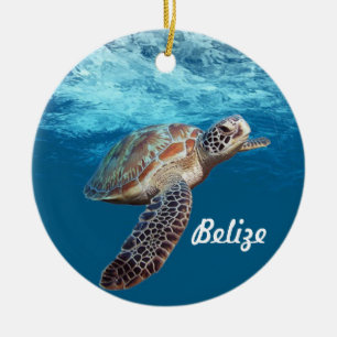Belize Custom Christmas Ornament