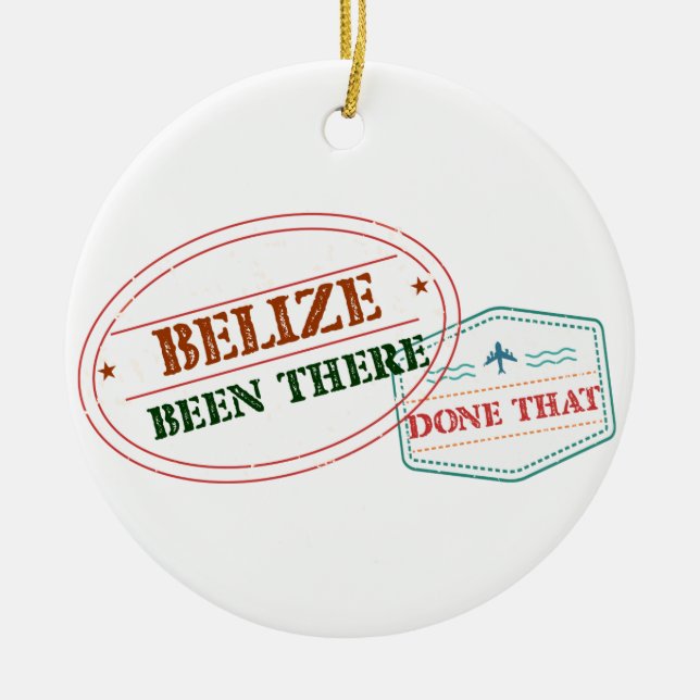Belize dort getan dem keramik ornament (Vorne)