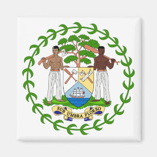 Belize-Emblem Magnet