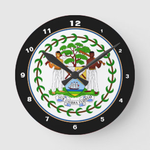Belize Flag & Belize trendige Mode /Design Uhr