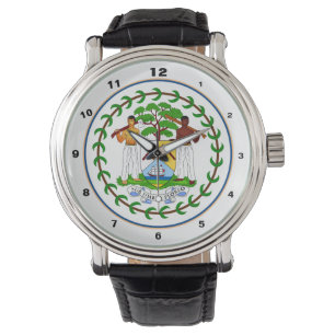 Belize Flag & Belize trendige Mode /design watch Armbanduhr