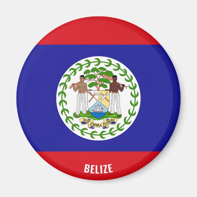 Belize Flag Charming Patriotic Magnet (Vorne)