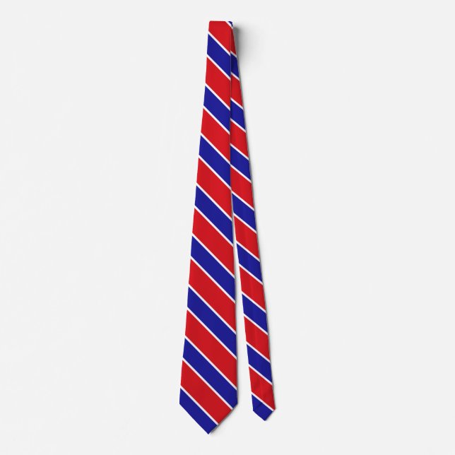 Belize Flag Elegant Patriotic Neck Tie Krawatte (Vorderseite)