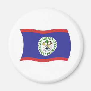 Belize-Flag-Magnet Magnet
