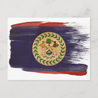 Belize Flag Postkarten