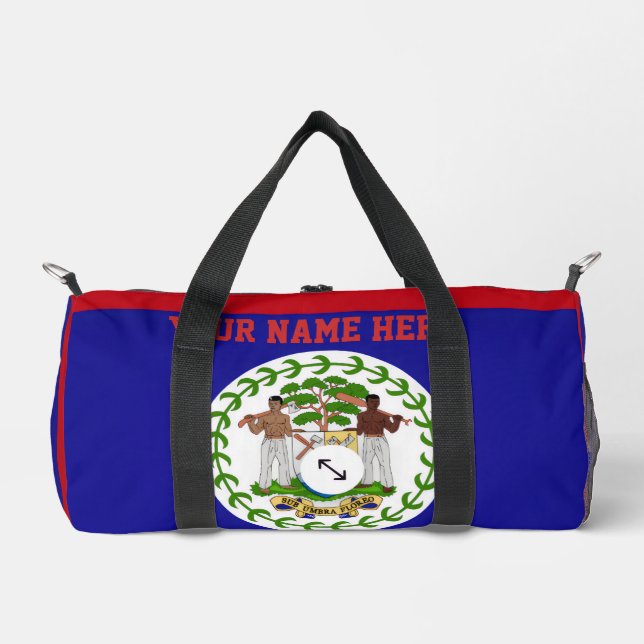 Belize-Flag-Stadion  Duffle Bag (Vorderseite)