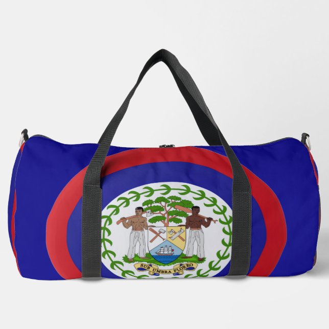 Belize-Flag-Stadion  Duffle Bag (Vorderseite)
