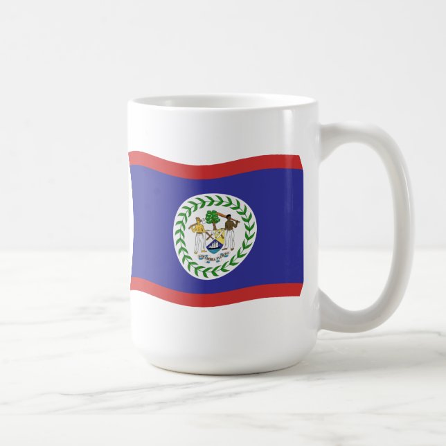 Belize Flag Tasse (Rechts)