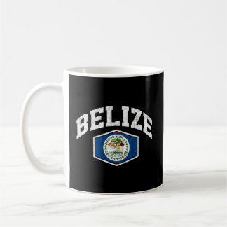 Belize Flag Throwback Kaffeetasse