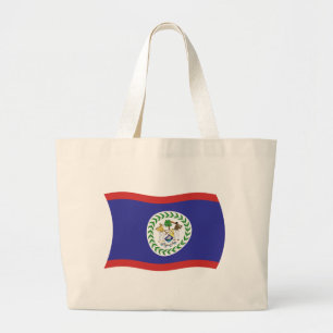 Belize Flag Totbeutel Jumbo Stoffbeutel