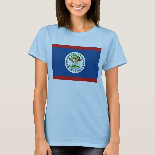 Belize Flag x Map T - Shirts (Vorderseite)