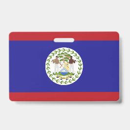 Belize-Flagge Ausweis