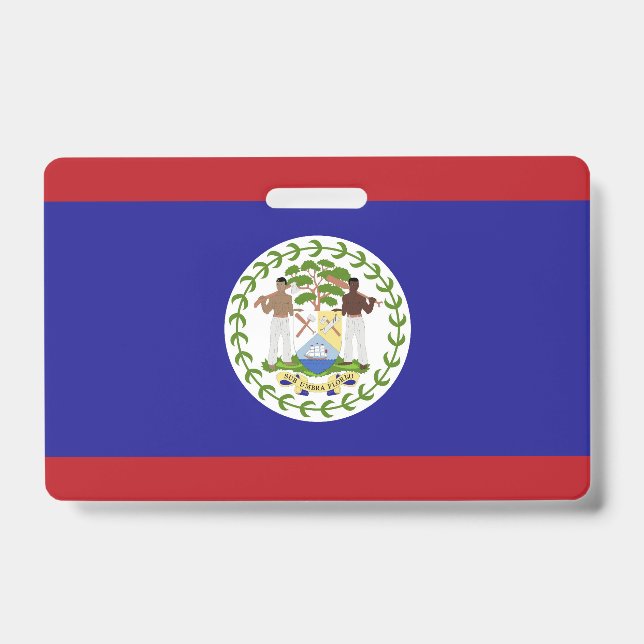 Belize-Flagge Ausweis (Vorderseite)