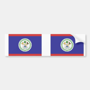 Belize-Flagge Autoaufkleber