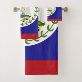 Belize-Flagge Badhandtuch Set