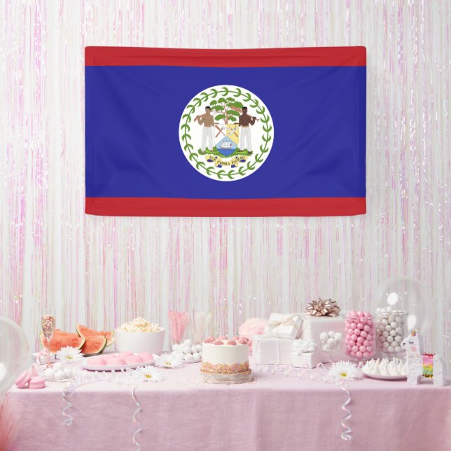 Belize-Flagge Banner (Party)