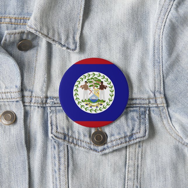 Belize-Flagge Button (Beispiel)