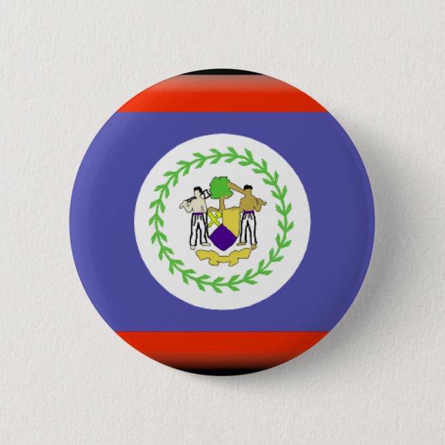 Belize-Flagge Button (Vorderseite)