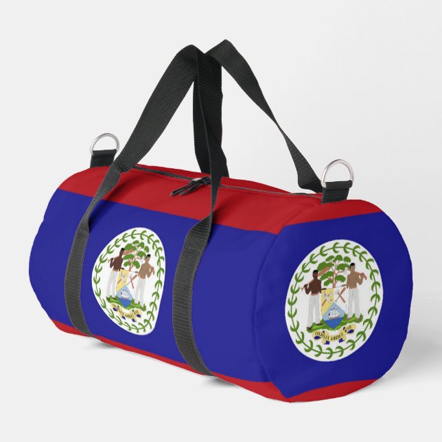 Belize-Flagge Duffle Bag (Linke Seite)