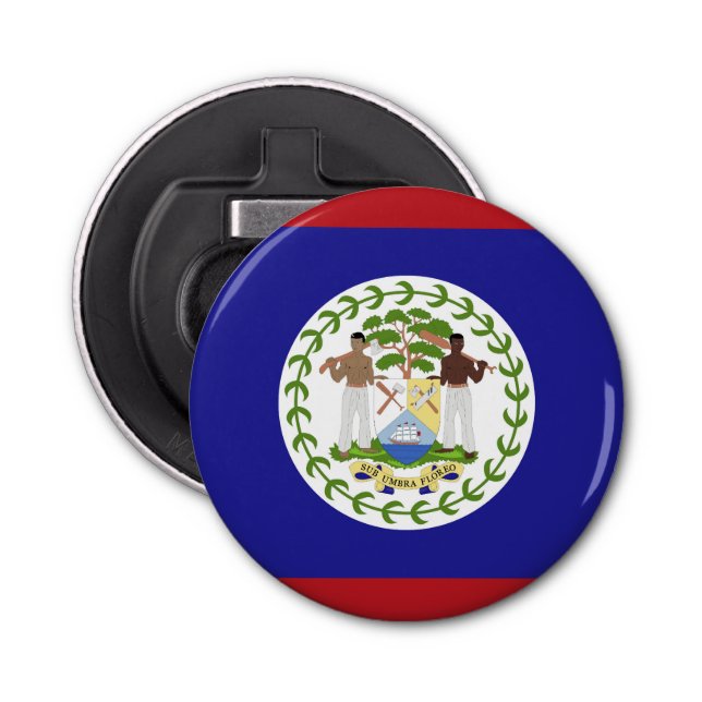 Belize-Flagge Flaschenöffner (Vorderseite)