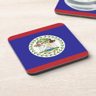 Belize-Flagge Getränkeuntersetzer