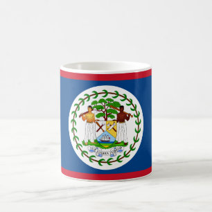 Belize-Flagge Kaffeetasse