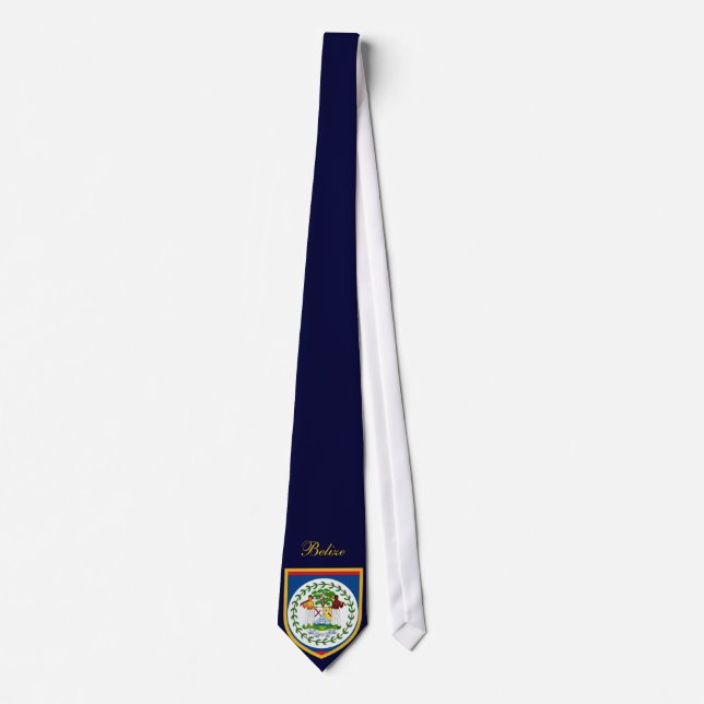 Belize-Flagge Krawatte (Vorderseite)
