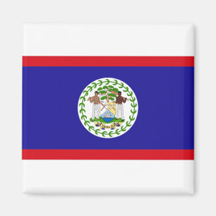 Belize-Flagge Magnet