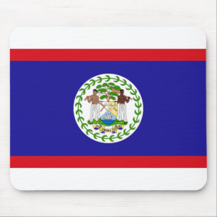 Belize-Flagge Mousepad