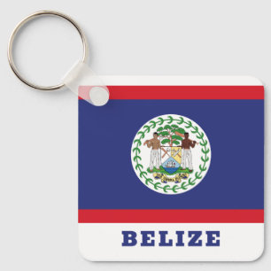 Belize-Flagge Schlüsselanhänger