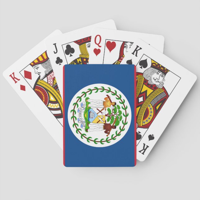 Belize-Flagge Spielkarten (Rückseite)