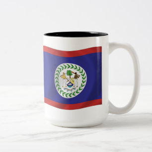 Belize-Flagge Tasse